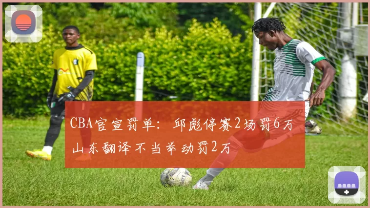 CBA官宣罚单：邱彪停赛2场罚6万 山东翻译不当举动罚2万