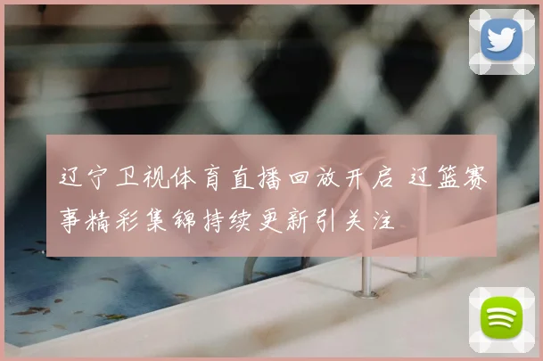 辽宁卫视体育直播回放开启 辽篮赛事精彩集锦持续更新引关注